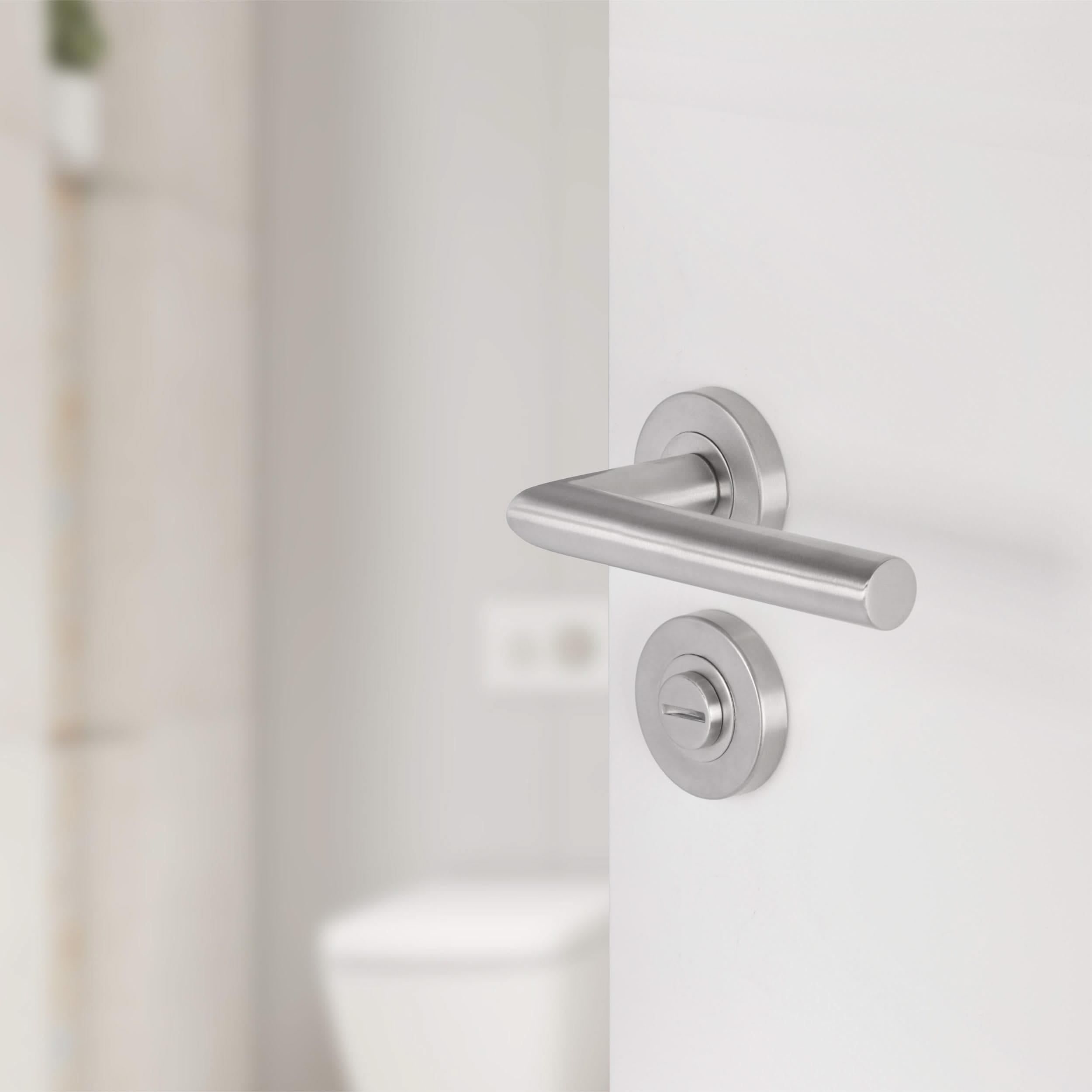 Differnz | WC Rozet | Mat Chroom | Rond | 53mm - Deurbeslag-expert