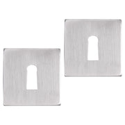 Differnz | Rozet met Sleutelgat | Mat Chroom | Vierkant | 52x52mm