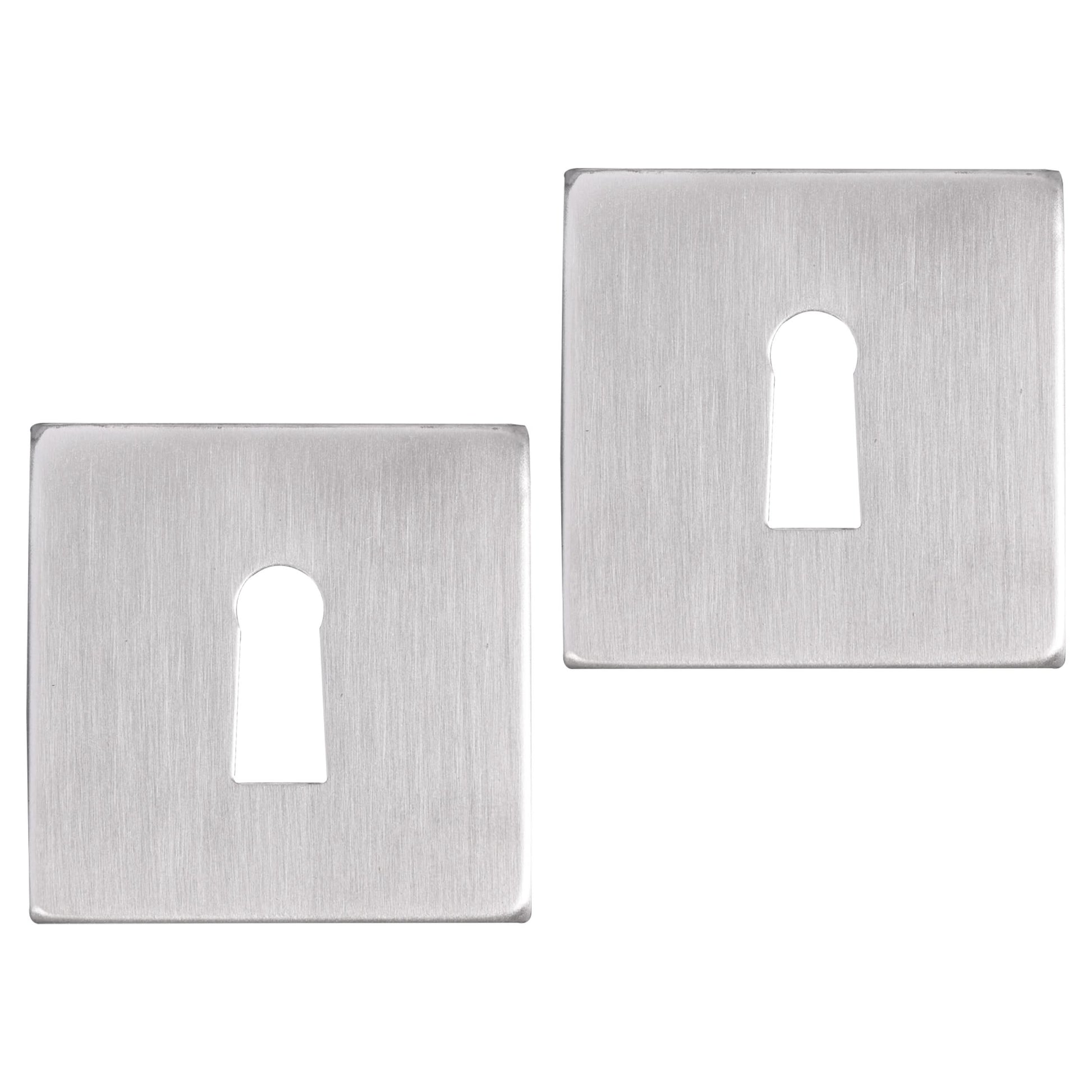 Differnz | Rozet met Sleutelgat | Mat Chroom | Vierkant | 52x52mm