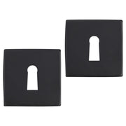 Differnz | Rozet met Sleutelgat | Zwart | Vierkant | 52x52mm