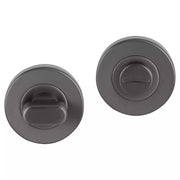 Differnz | WC Rozet | Gun Metal | Rond | 53mm