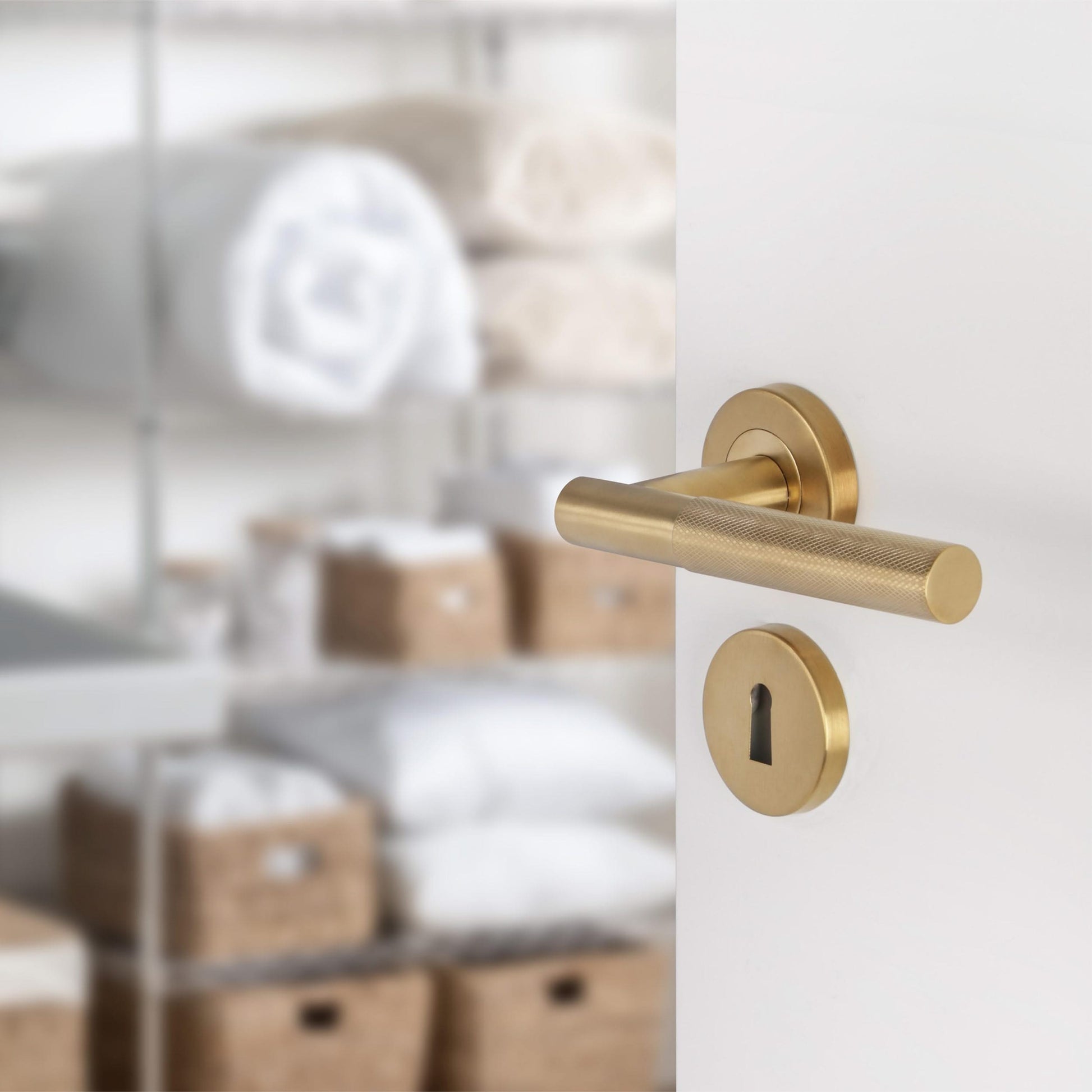 Differnz | Rozet met Sleutelgat | Goud | Rond | 53mm - Deurbeslag-expert