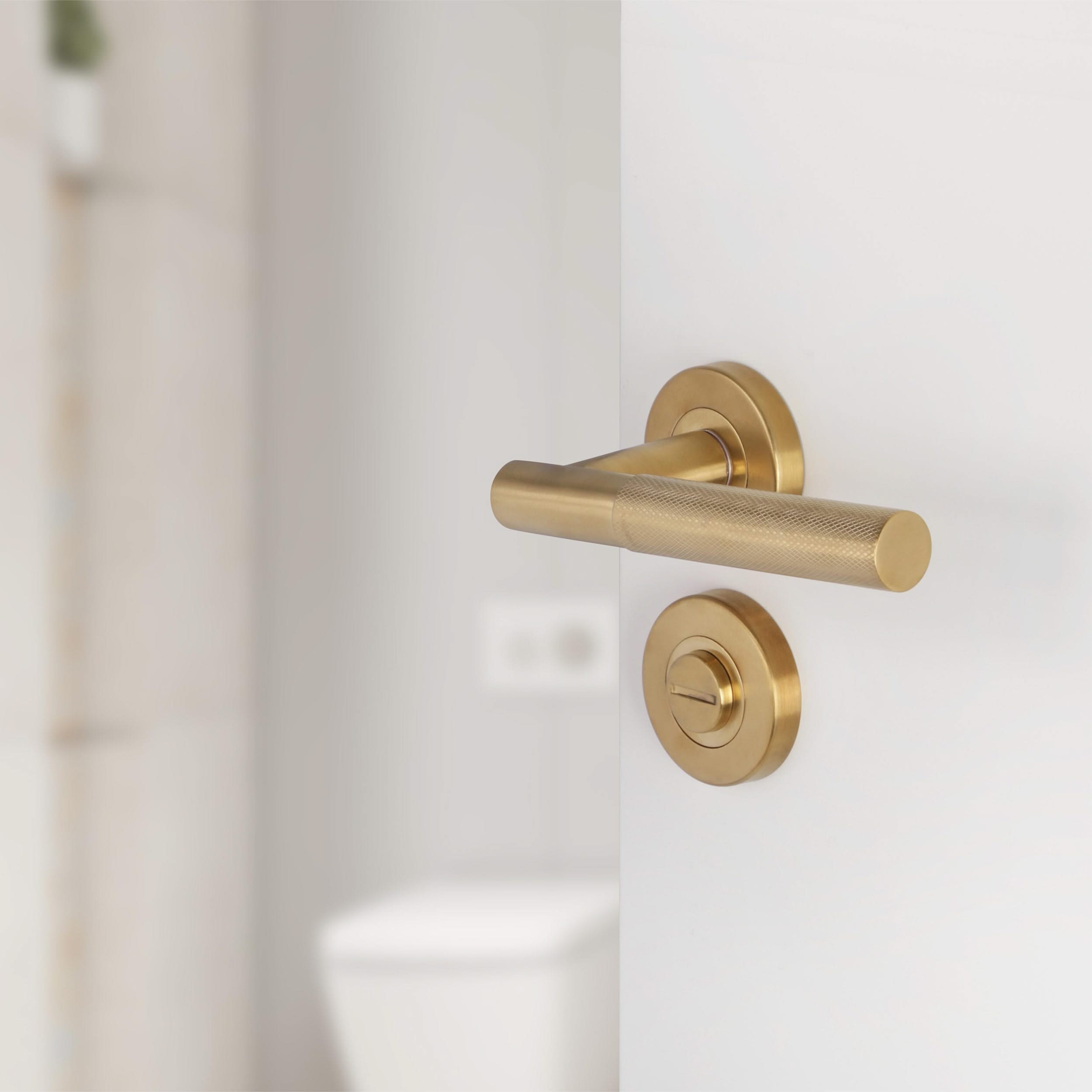 Differnz | WC Rozet | Goud | Rond | 53mm - Deurbeslag-expert