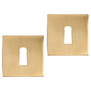 Differnz | Rozet met Sleutelgat | Goud | Vierkant | 52x52mm