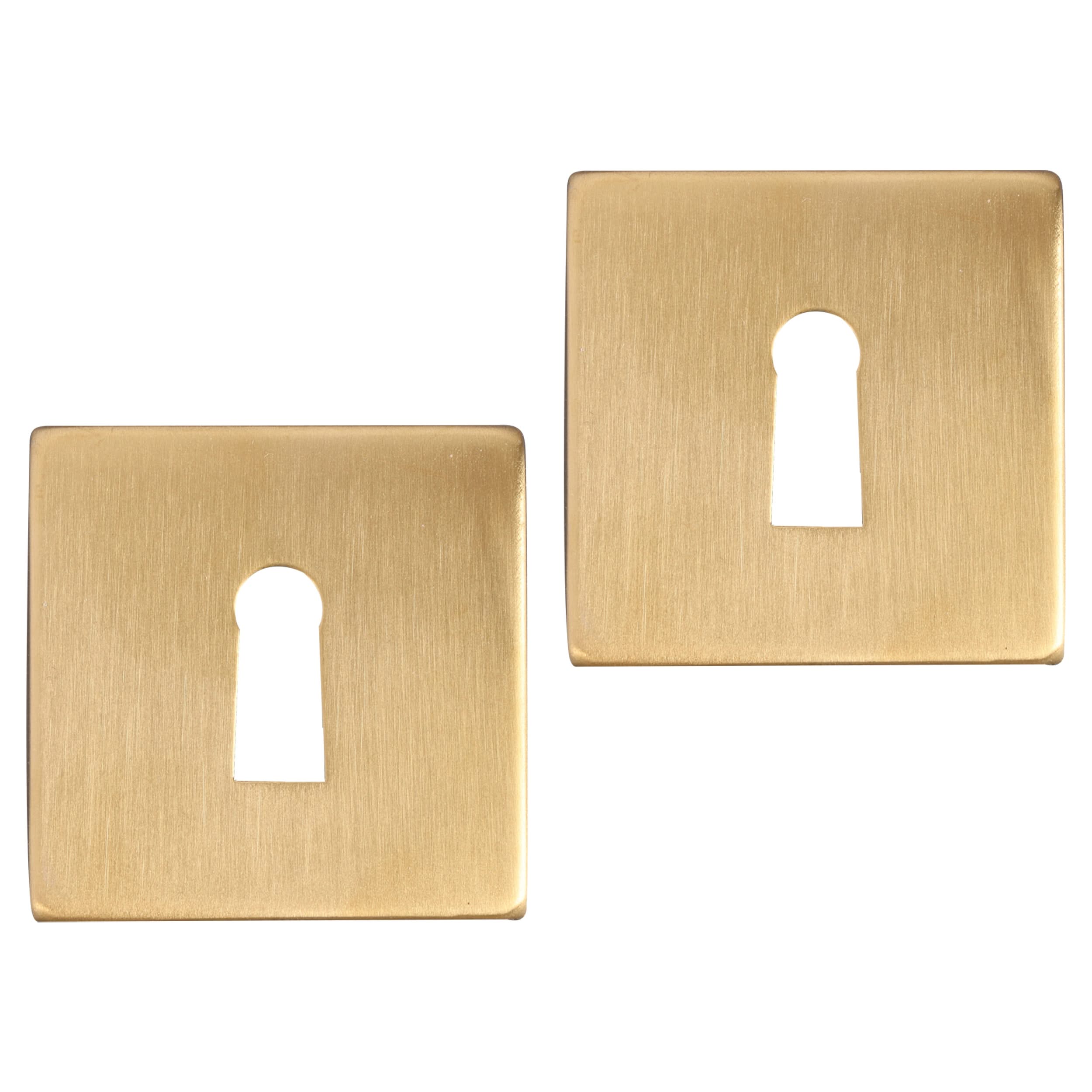 Differnz | Rozet met Sleutelgat | Goud | Vierkant | 52x52mm