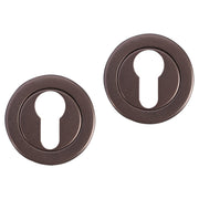 Differnz | Rozet met cilindergat | Brons | Rond | 53mm