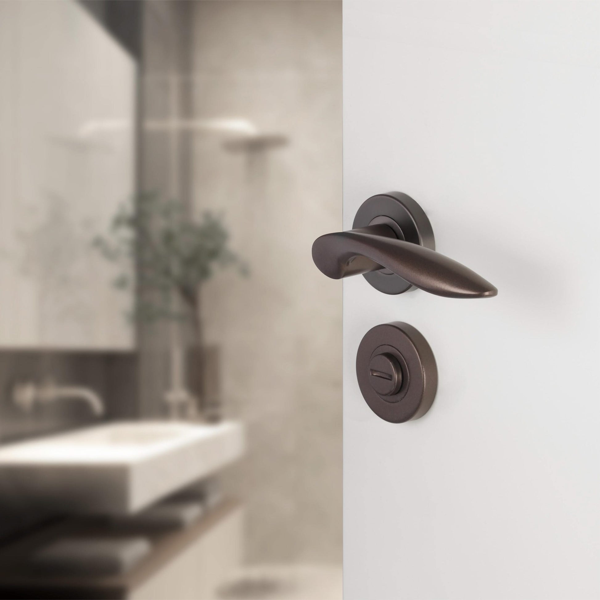 Differnz | WC Rozet | Brons | Rond | 53mm - Deurbeslag-expert