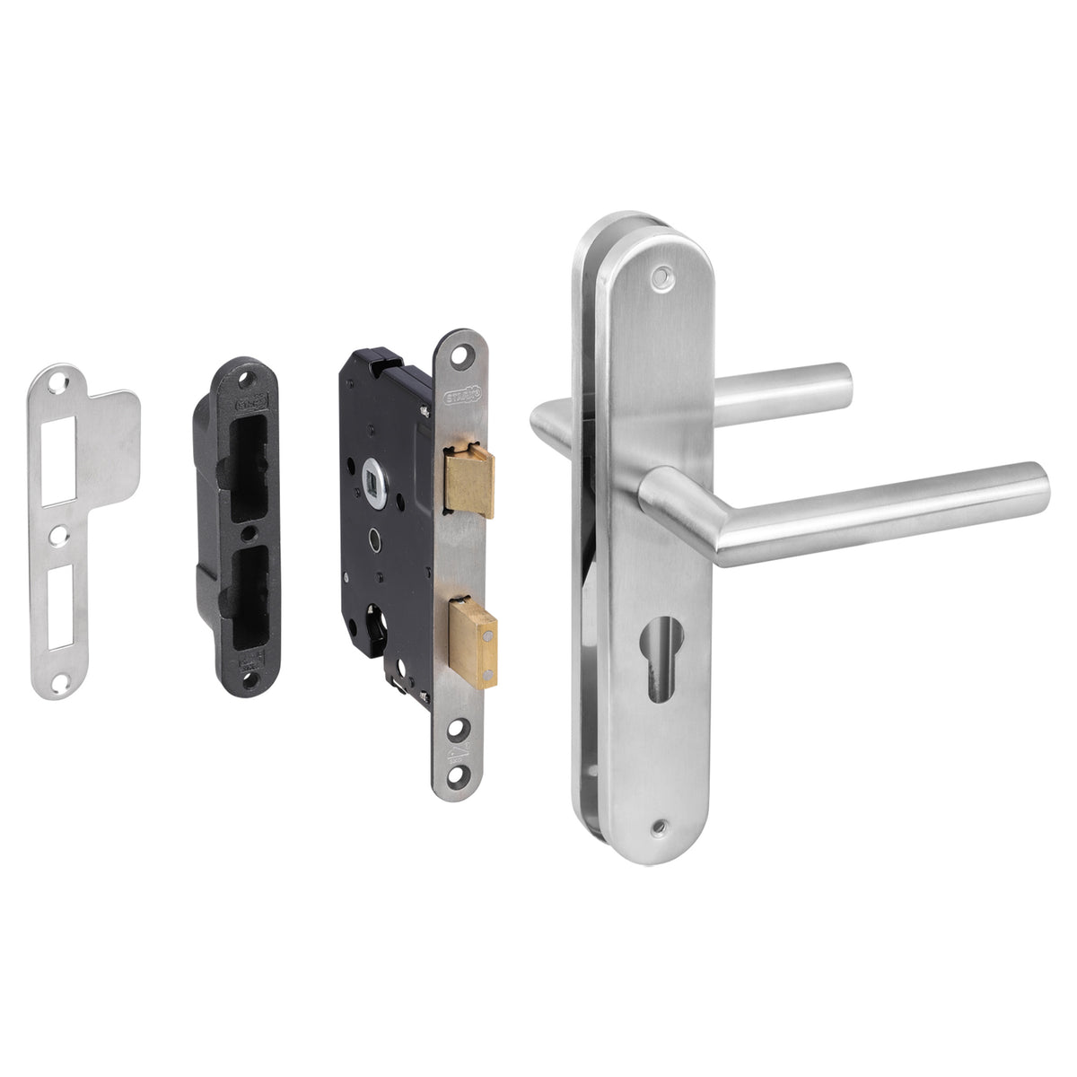Starx cilinder slot - SKG* - met beslag - PC55 - RVS