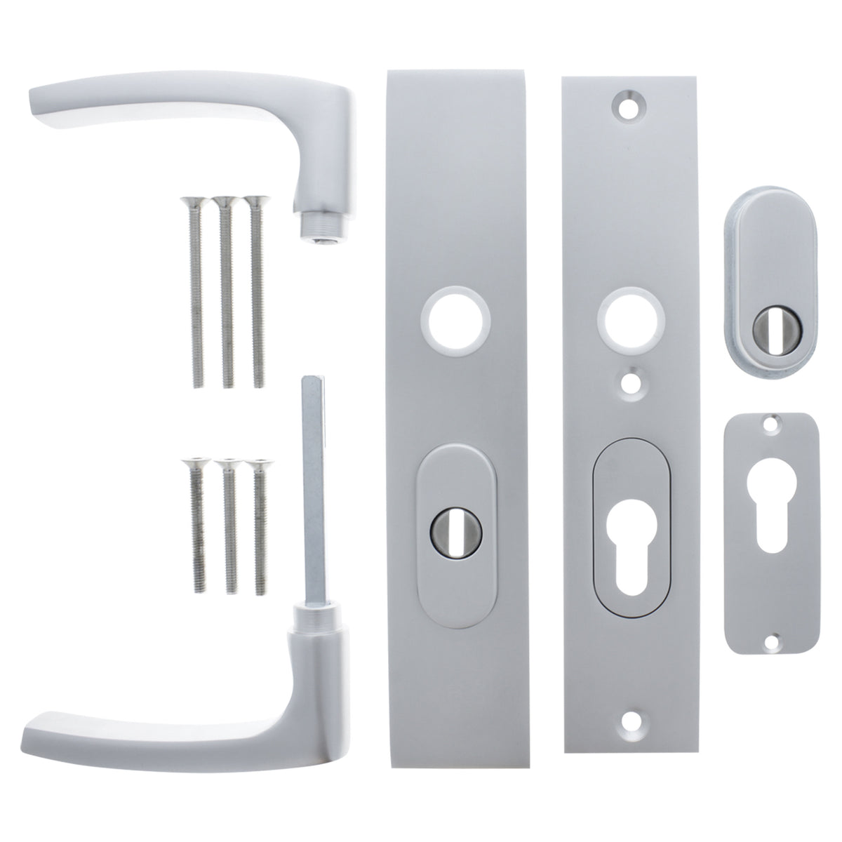 Starx kortschild - kruk kruk garnituur - PC55/72 - SKG*** - kerntrek - aluminium F1