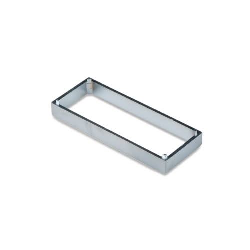 DX – Tussenplaat 8 mm t.b.v. RBM zamac aluminium F1 finish