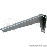 Dulimex plankdrager JIB XXL 380 x 180 mm vuurverzinkt, vooraanzicht