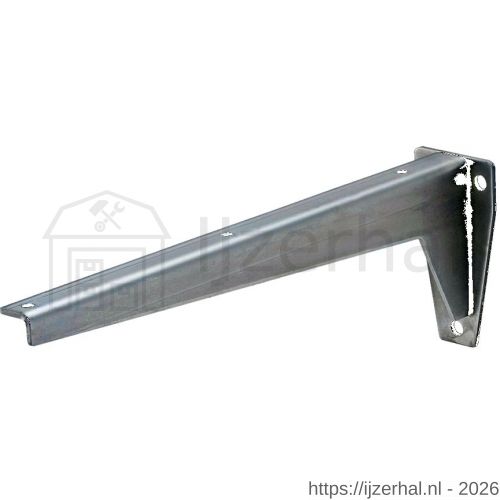 Dulimex plankdrager JIB XXL 380 x 180 mm vuurverzinkt, vooraanzicht