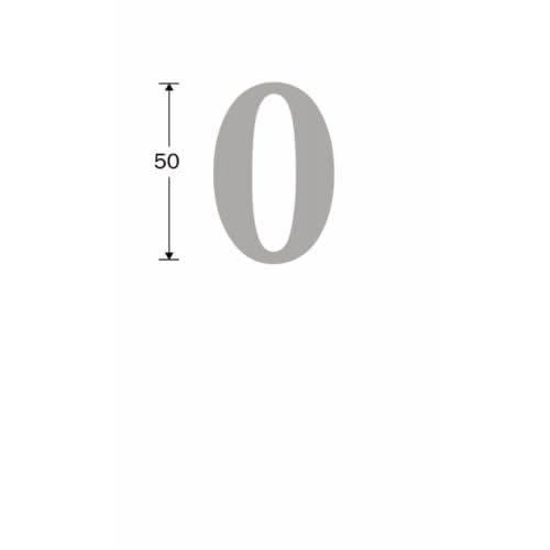 Artitec Mi Satori Huisnummer Roman 50mm-0 messing antiek