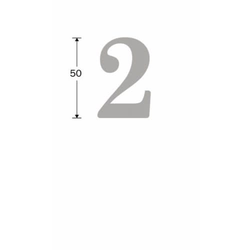 Artitec Mi Satori Huisnummer Roman 50mm-2 messing antiek