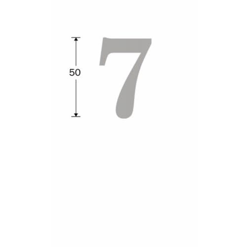 Artitec Mi Satori Huisnummer Roman 50mm-7 mat zwart