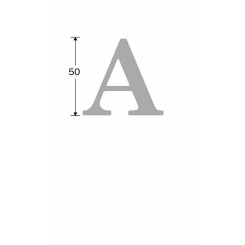 Artitec Mi Satori Huisletter Roman 50mm-A messing antiek