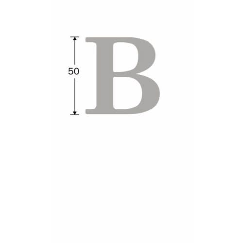 Artitec Mi Satori Huisletter Roman 50mm-B mat zwart