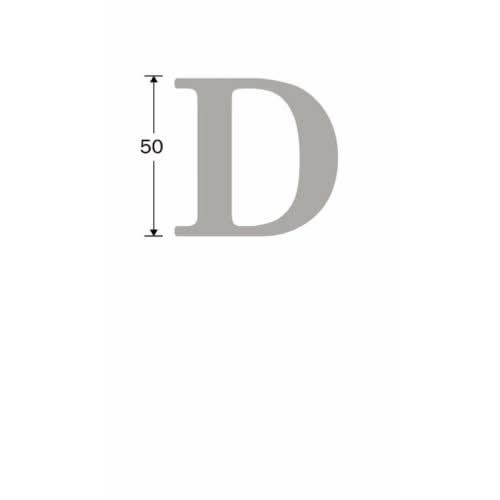 Artitec Mi Satori Huisletter Roman 50mm-D messing ongelakt