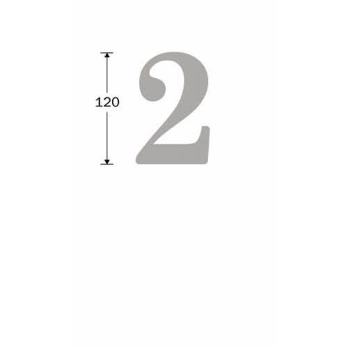 Artitec Mi Satori Huisnummer Roman 120mm-2 messing antiek