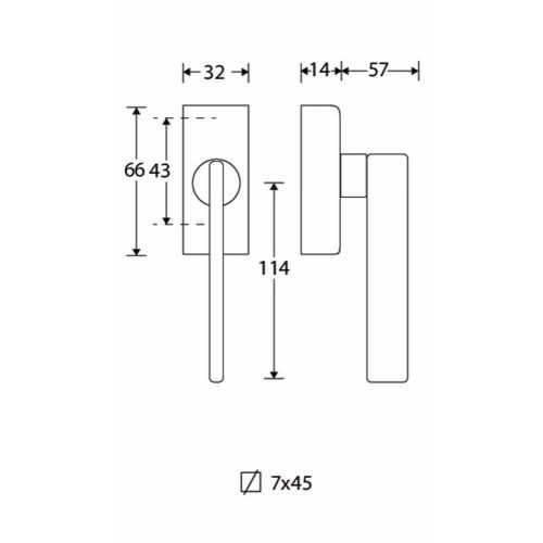 Artitec Mi Satori Draaikiepgarnituur Piatto/Elegant glans chroom