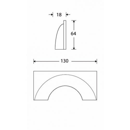 Artitec Meubelgreep Asta mat nikkel gelakt