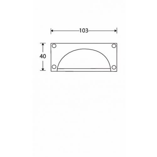 Artitec Schelpgreep Gent ijzer zwart
