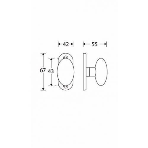 Artitec Mi Satori Draaikiep raamkruk Evelyne modern porselein glans nikkel
