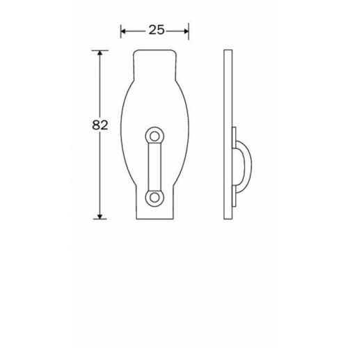 Artitec Meubeltrekker Deco verbronsd