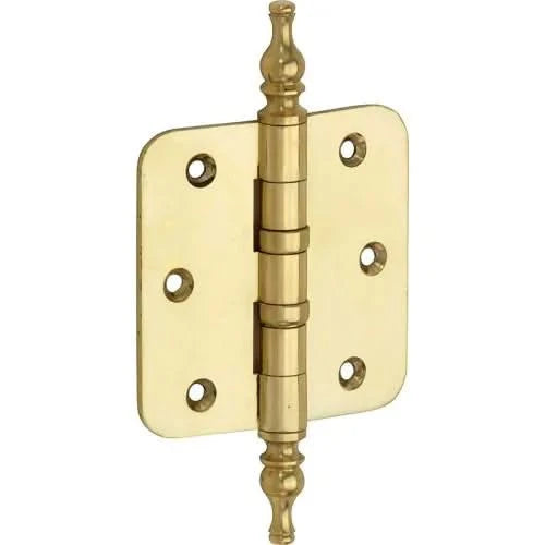 Artitec Mi Satori Kogellagerscharnier ronde hoek vaas 89x89mm messing gelakt - Deurbeslag-expert