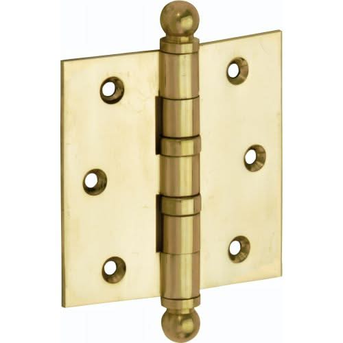 Artitec Mi Satori Kogellagerscharnier rechte hoek vaas 76x76mm messing gelakt - Deurbeslag-expert