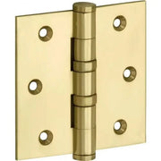 Artitec Mi Satori Kogellagerscharnier rechte hoek vlak 89x89mm messing ongelakt - Deurbeslag-expert