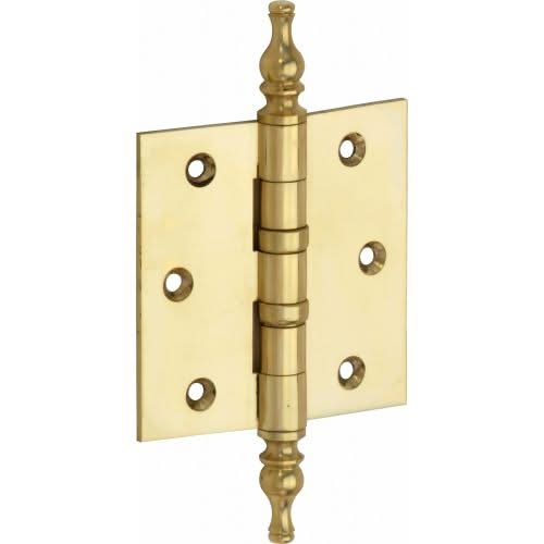 Artitec Mi Satori Kogellagerscharnier rechte hoek vaas 89x89mm messing ongelakt - Deurbeslag-expert