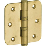 Artitec Mi Satori Kogellagerscharnier ronde hoek vlak 89x89mm messing antiek