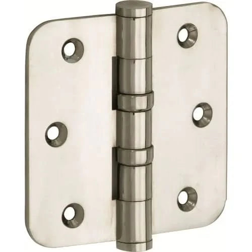 Artitec Mi Satori Kogellagerscharnier ronde hoek vlak 89x89mm glans nikkel