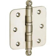 Artitec Mi Satori Kogellagerscharnier ronde hoek bol 76x76mm glans nikkel - Deurbeslag-expert