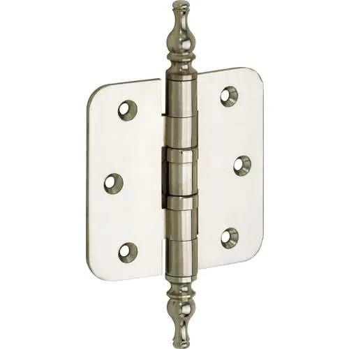 Artitec Mi Satori Kogellagerscharnier ronde hoek vaas 89x89mm glans nikkel - Deurbeslag-expert