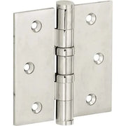 Artitec Mi Satori Kogellagerscharnier rechte hoek vlak 89x89mm glans nikkel - Deurbeslag-expert