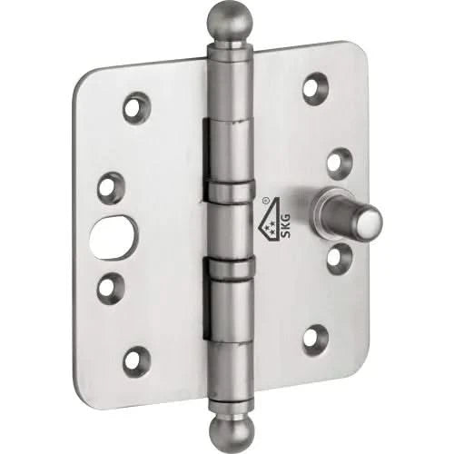 Artitec Mi Satori Kogellagerscharnier SKG3 ronde hoek bol 89x89mm mat nikkel pvd - Deurbeslag-expert