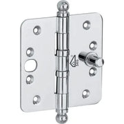 Artitec Mi Satori Kogellagerscharnier SKG3 ronde hoek bol 89x89mm glans chroom - Deurbeslag-expert