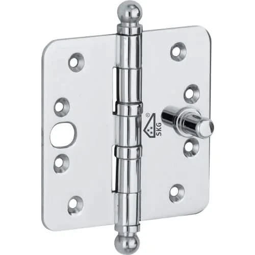 Artitec Mi Satori Kogellagerscharnier SKG3 ronde hoek bol 89x89mm glans chroom - Deurbeslag-expert