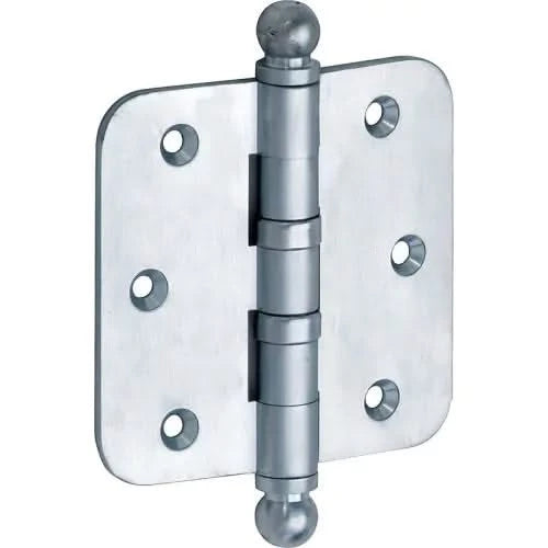Artitec Mi Satori Kogellagerscharnier ronde hoek bol 76x76mm mat chroom - Deurbeslag-expert