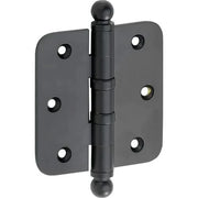 Artitec Mi Satori Kogellagerscharnier ronde hoek bol 76x76mm mat zwart - Deurbeslag-expert