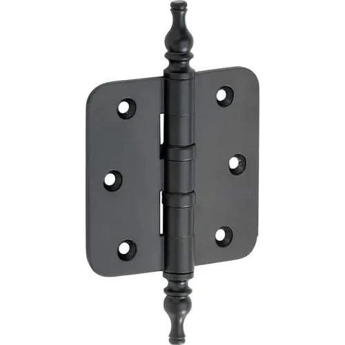 Artitec Mi Satori Kogellagerscharnier ronde hoek vaas 89x89mm mat zwart - Deurbeslag-expert