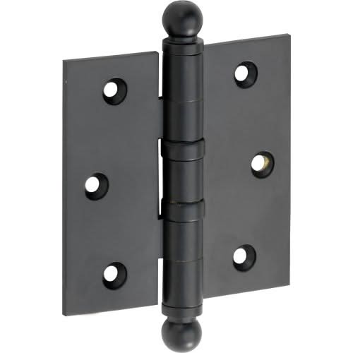 Artitec Mi Satori Kogellagerscharnier rechte hoek bol 89x89mm mat zwart - Deurbeslag-expert