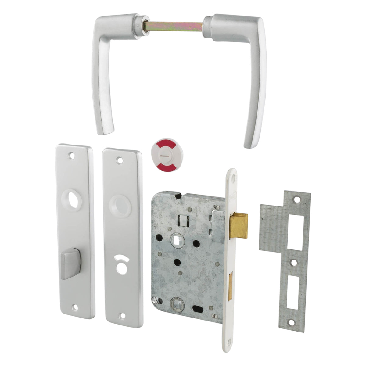 Starx WC-slot - met beslag - aluminium - wit