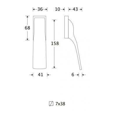 Artitec Mi Satori Draaikiep raamkruk Tukan mat nikkel ongelakt