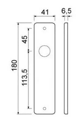 AMI | Deurkrukken 180/41 | Type 332 | PC72 | Zwart - Deurbeslag-expert
