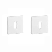 Aprile | Premium Sleutelrozet | 52x52x7mm | Vierkant | Mat wit - Deurbeslag-expert