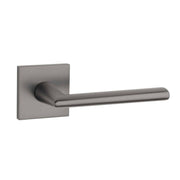 Aprile | Deurkruk Primula | op vierkant rozet | Gunmetal - Deurbeslag-expert