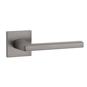 Aprile | Deurkruk Pyrola | op vierkant rozet | Gunmetal - Deurbeslag-expert